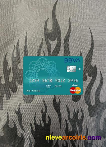 Argentina BBVA bank mastercard debit photolook